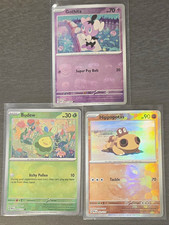 Nintendo Pokémon TCG Rare Card Lot (3) Gothic, Budew, Hippopotas picture