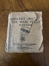 1933 Mickey Mouse the Mail Pilot, The Big Little Book Display Only. Fragile Cond picture