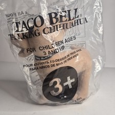 Vintage 1998 Taco Bell Talking Chihuahua Plush Dog Sealed NIP Yo Quiero Applause picture