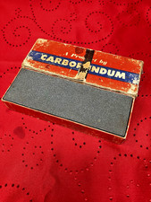 VINTAGE CARBORUNDUM SHARPENING STONE NIAGARA FALLS USA picture