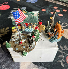 Vintage AVON Gift Collection Christmas Ornaments Lot of 3 picture