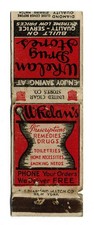 Whelan Drug Stores Vintage Matchbook Cover picture