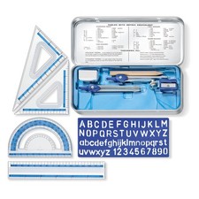 STAEDTLER 10-Piece Math Set with Metal Compass, 6