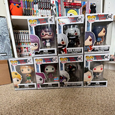 Funko POP Tokyo Ghoul Vinyl Figure Lot 7 Pack Rize Ken Kaneki Touka Hide Eto picture