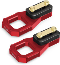 Tow Hooks, F150 Raptor 2WD/4WD Front & Rear Truck Recovery Hooks (Red) picture