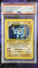 Pokemon PSA 4 Machamp 8 1st Edition Holo Base Set picture