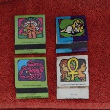 Vintage 1969 Ohio Match Zodiac Astrology Signs +1972 Ecology Matchbook Cover Lot picture