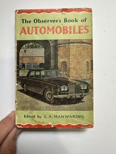 Vintage The Observer's Book of Automobiles - 1966 - Hardcover Book picture