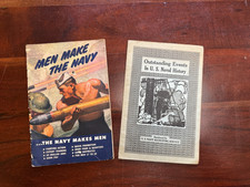 2 NAVAL BOOKS- MEN MAKE THE NAVY - OUTSTANDING EVENTS IN US NAVAL HISTORY picture