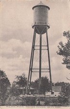 Milan Michigan Water Tower 120 Ft High Albertype Postcard picture