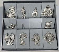 NWT Blizzcon '20 Blizzard Series 7 Pin Platinum 10-Piece Figure Pin Box Set /500 picture