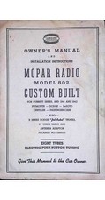 MOPAR Radio 802 Manual Philco C4808 1941-42 Chrysler Dodge Plymouth DeSoto picture