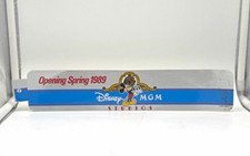 Vtg 1987 Disney MGM Studios Opening Spring 1989 Bumper Sticker WDW Mickey Mouse picture