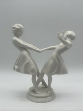 Vintage Hutschenreuther Kunstabteilung Porcelain Dancing Girls Carl Werner picture