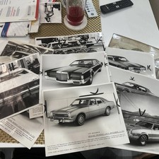 Sellers Lot Of VTG Lincoln Mercury Continental Pantera B&W Press Release Photo picture