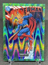 2026 Upper Deck Platinum DC Superman #VC-11 Cover Variant Green Wave 21/50 picture