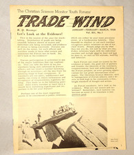 Christian Science Monitor Youth Forums' Trade Wind Publication 1958 picture