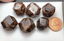 23 Gram / 6 Pieces/ Natural Full Terminated grossular garnet crystal Deal picture
