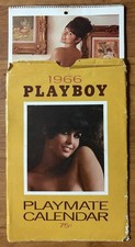 Vintage 1966 Playboy Playmate Calendar with Sleeve Complete 12 Months Original picture