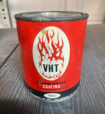 60’s Vintage VHT Coating Paint & Varnish 1 Pint Can. Flame-Proof , White picture