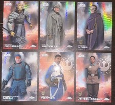 2025 Topps Star Wars Prisms 6-Card Lot Savage Opress Beckett Koril Mosk Porter picture