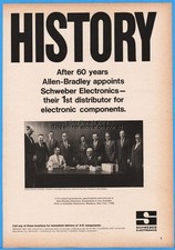 1969 Seymour Schweber Electronics Westbury NY Allen Bradley Arloe Paul Photo Ad picture
