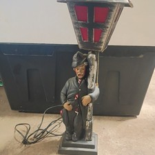 mid-century hobo on a pole bar lamp. tested and works picture