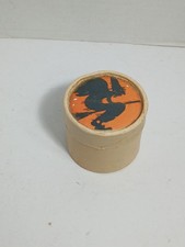 Vintage 1950s MCM RETCO Big Chief Halloween Witch Cardboard Candy Container  picture