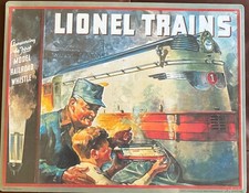LIONEL TRAINS 1935 Catalogue Cover Tin Sign picture