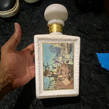 J.W. Dant Americana Great Moments in History White 4/5 Quart Liquor Decanter picture