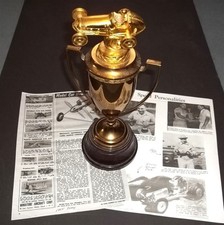 Vintage 1954 Tether Car-Bethlehem,Pa.-FOX Speedway -1st Place TROPHY  picture