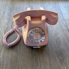 Vintage Mary Kay Pink Retro Telephone With Rare Original Message Paper picture