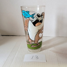 Pepsi Collector Series 1976 Warner Bros. Looney Tunes Clear Multicolor Glass picture