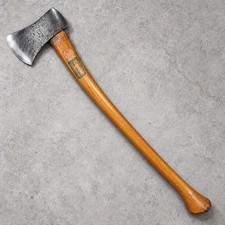 Vintage Plumb Single Bit Axe Box Stamp Indian Fire Hickory Handle 36 in picture