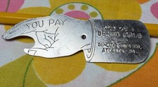 Vintage De-Lux Cola Spinner Bottle Opener Atlanta GA You Pay Finger Spin Toy picture