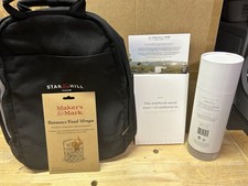 Makers Mark Star Hill Farm Backpack Bundle Bourbon Whiskey Rare picture