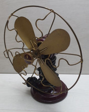Antique SIEMENS Solid Metal WWII  1945 Fan Air Blower Rotary Fan Working Retro picture