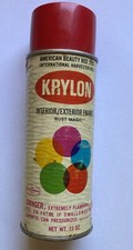 Vintage Krylon 2103 America Beauty Red International Harvest Red Paper Label 99% picture