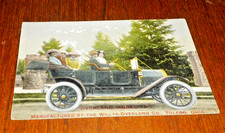 1912 Advertising Postcard - Willys Overland Co. Toldeo OH - 59- TOURING CAR picture