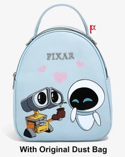 Disney Pixar Wall-E Eve & Wall-E Boot Plant Hearts Mini Backpack & Dust Bag Excl picture