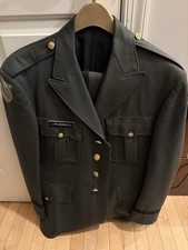 💜RARE AUTHENTIC VINTAGE ARMY MILITARY UNIFORM JACKET +PANTS~WWII IRAN BASED VET picture