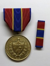 1898-1902 U.S. Army of Occupation of Cuba Military Medal with RIBBON picture