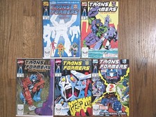 Low Print Marvel Transformers Comic Lot picture