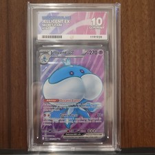 ACE GEM 10 - Jellicent Ex - 160/086 - 2025 White Flare Full Art picture