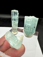 3 Pieces Sky Blue Aquamarine Transparent and Terminated Crystal, 105 CTS picture