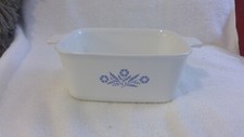 Vintage 1969-72, Black Stamp, Corning Ware P-4-B Cornflower, 1-1/2qt Loaf Dish picture