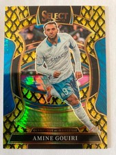 2025-26 Panini Select Ligue 1 Gold Dragon Scale Prizm Terrace Amine Gouiri /10 picture