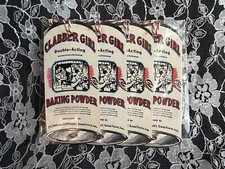 Lot Of 4 VTG Trade Card Tags Clabber Girl Baking Powder Hulman Co NOS  picture