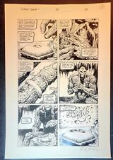 Swamp Thing #80 Pg 12 Alfredo Alcala Rick Veitch Art Signed Classic Wedding Ring picture