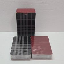 Vintage Authentic Burberry Playing Cards Double Deck - Brand New Factory Sealed picture